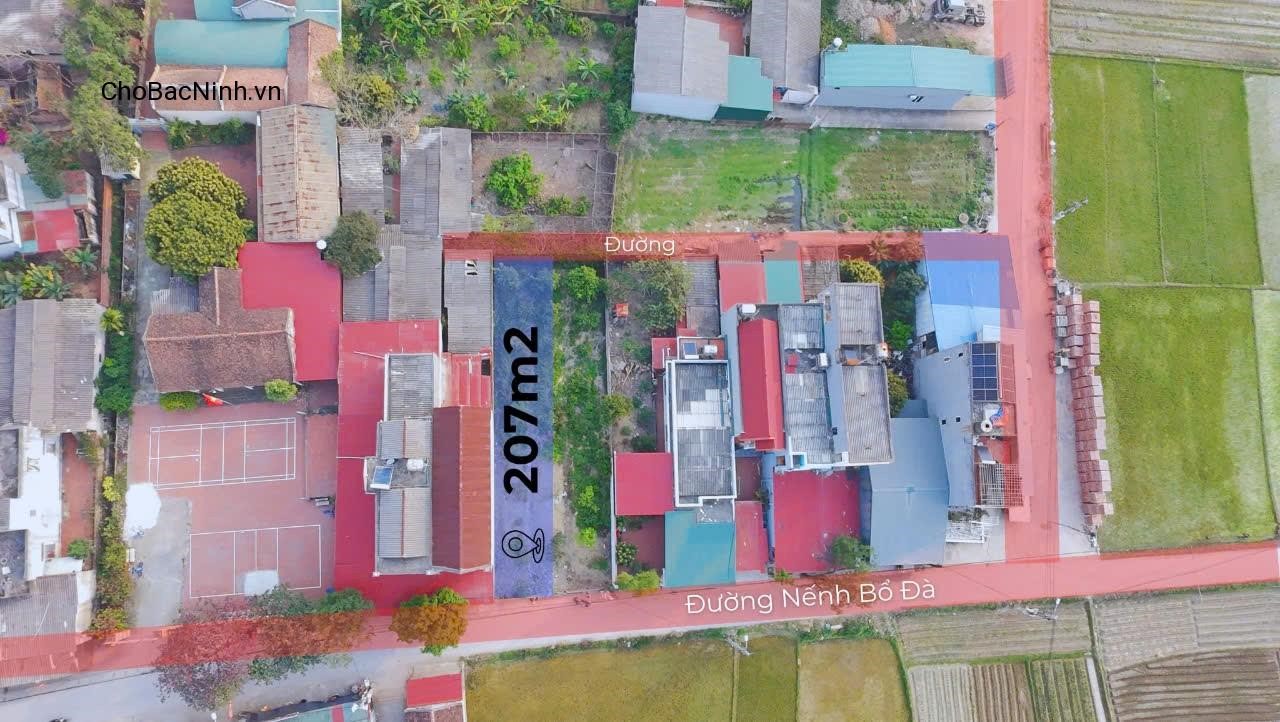Bán đất 207m2 TDP Cao Lôi, phường Ninh Sơn, thị xã Việt Yên, Bắc Giang - CBNDH