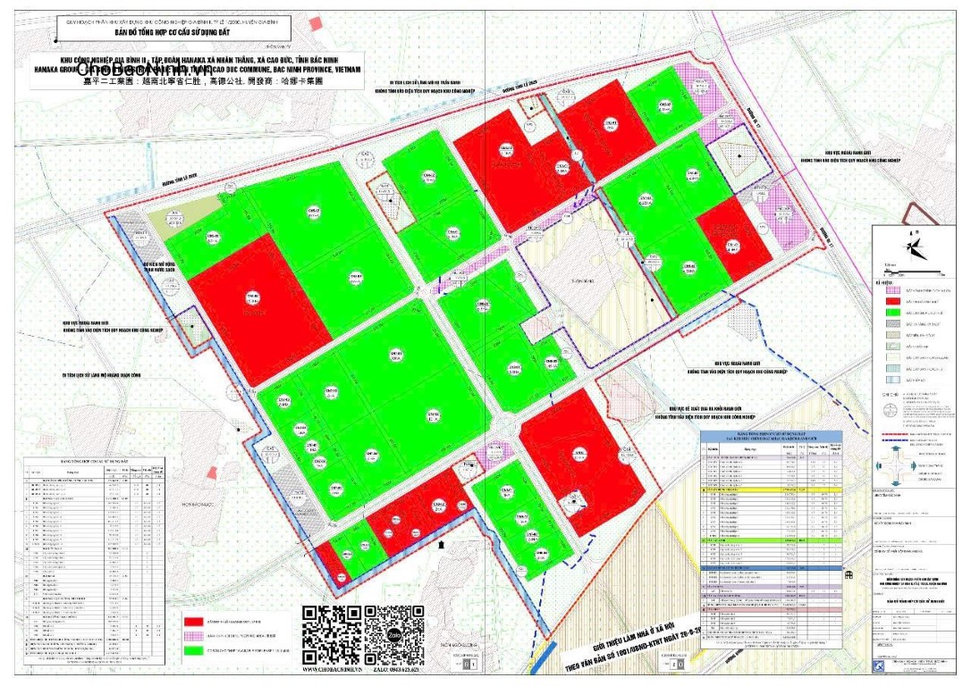 Bán, cho thuê đất nền 1ha Lô CN8-05.2 giá nội bộ chủ đầu tư KCN Hanaka Gia Bình II, Bắc Ninh!