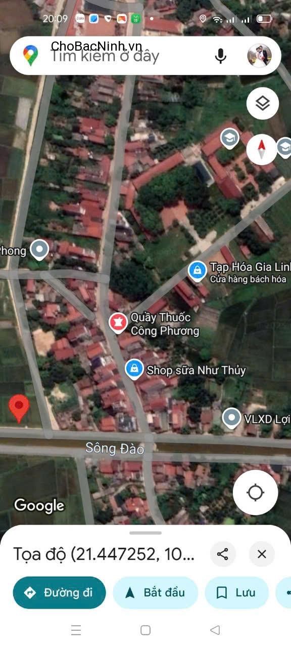 Bán đất đấu giá 120m² khe thoáng – trục chính liên huyện, Lan Giới, Tân Yên, Bắc Giang (Bắc Ninh) – CBNBS