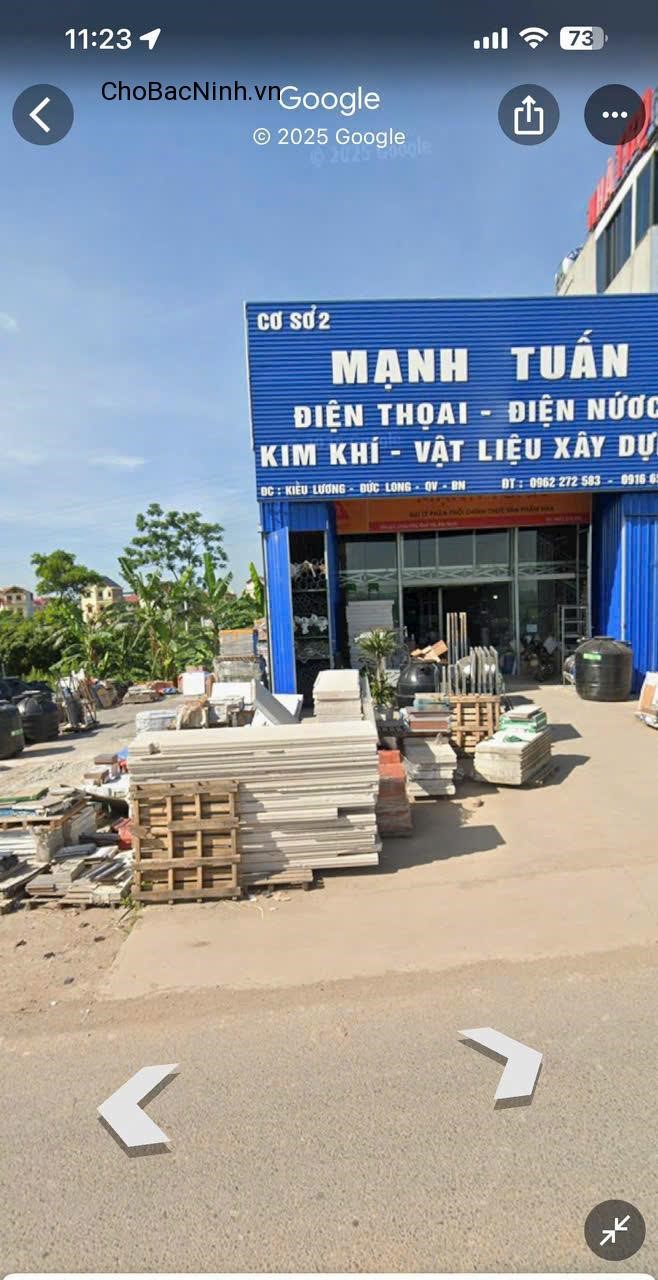 Bán đất 133m² mặt Quốc lộ 18 thôn Kiều Lương xã Phù Lãng Bắc Ninh CBNHDL