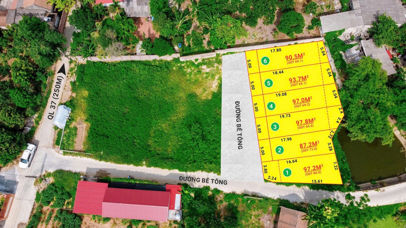 Bán đất 97,8m² Lô K01-03 TDP Kép, Lạng Giang, Bắc Giang (Bắc Ninh) - CBNTR