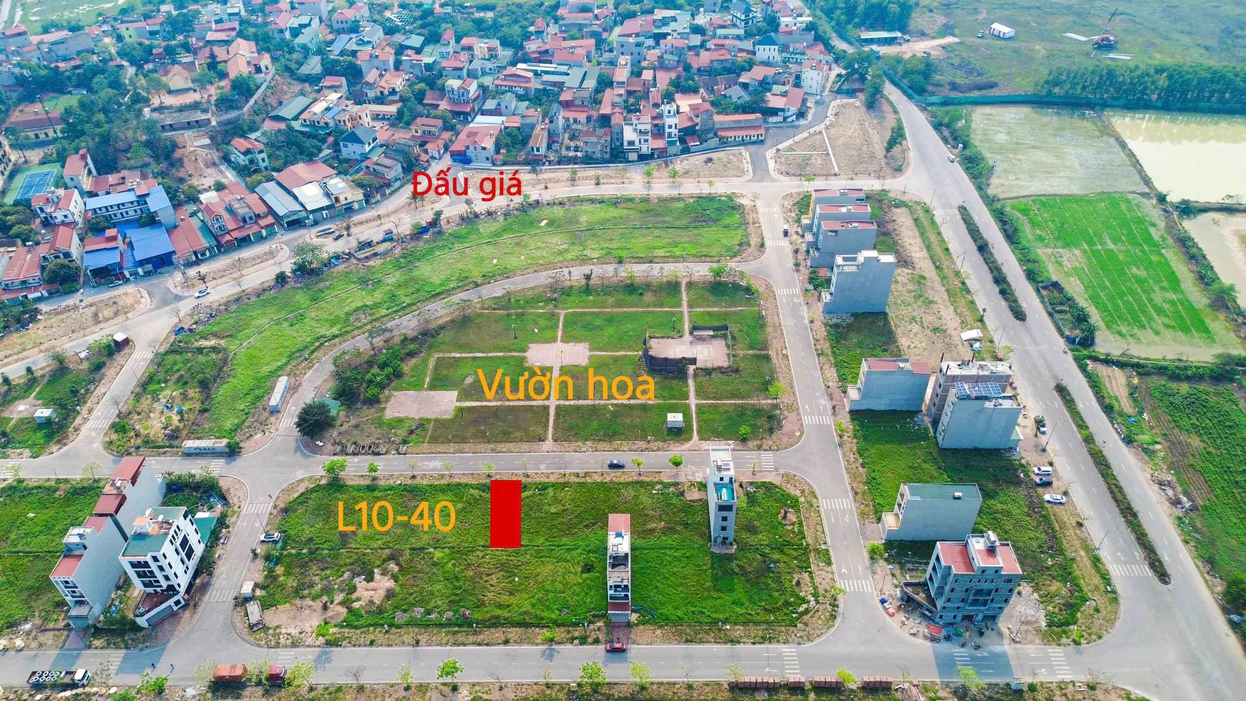 Bán Đất 100m2, View Giữa Vườn Hoa, L10 DCDV Khắc Niệm 1, Phường Khắc Niệm, Bắc Ninh - CBNQT