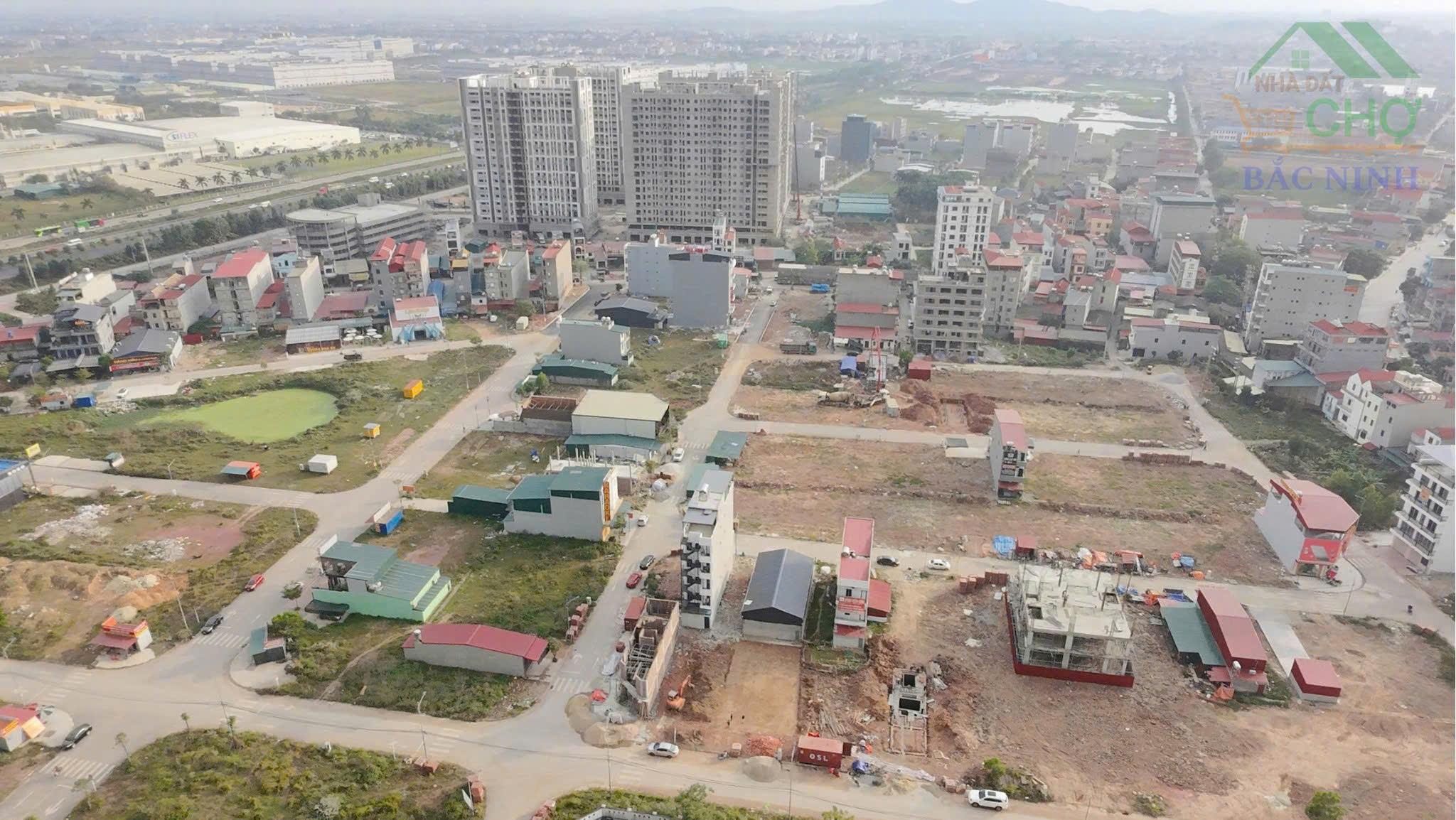 Bán cặp lô đất góc 304m2  dãy N9 KDC Đồng Vân, Quang Châu, Việt Yên, Bắc Giang (phường Nếnh, Bắc Ninh) – CBNDH