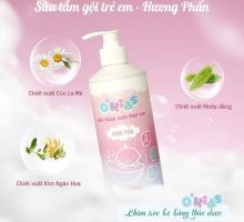 SỮA TẮM GỘI THẢO DƯỢC TRẺ EM O'KIDS – HƯƠNG PHẤN ZORO 500ml