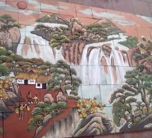 Tranh Sơn Thủy - Gốm Ngọc Phù Lãng