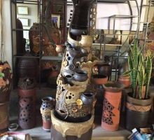 Bình Phong Thủy - Gốm Ngọc Phù Lãng