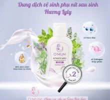 DUNG DỊCH VỆ SINH PHỤ NỮ SAU SINH O'MUM - HƯƠNG LYLY ZORO