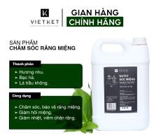 OCOP BẮC NINH: Nước Súc Miệng Thảo Dược VIETKET 5L - Giảm Hôi Miệng, Ngừa Nhiệt Miệng, Chăm sóc & bảo vệ răng miệng