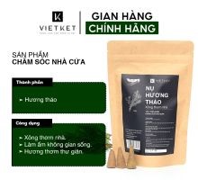 OCOP BẮC NINH: Nhang Nụ Trầm Hương Thảo Mộc Hương Thảo VIETKET 100g - Xông Nhà Tẩy Uế, Thư Giãn Tinh Thần