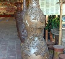 GỐM ĐỨC THỊNH: BÌNH HÚT TÀI LỘC 