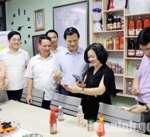 Bắc Ninh: Phó Chủ tịch Thường trực UBND tỉnh thăm các mô hình OCOP tại huyện Thuận Thành