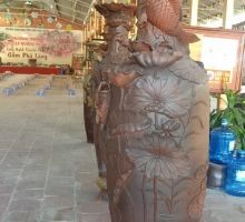 LỘC BÌNH CÁ CHÉP MÙA HẠ MEN ĐỒNG - GỐM ĐỨC THỊNH