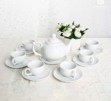 Bộ ấm trà bầu Long Phương