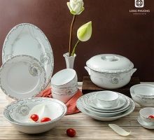 Bộ đồ ăn Hoa Hồng Bạc Long Phương