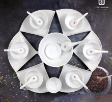 Bộ đồ ăn Lục Phiến Long Phương