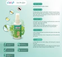 Xịt thảo dược chống muỗi, làm dịu vết muỗi đốt và côn trùng cắn O'Kids Zoro 